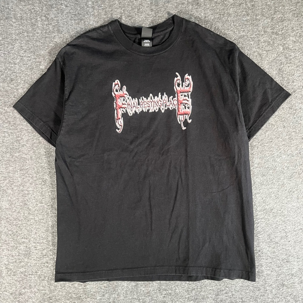 Final Resting Place Bound by Affliction Death Metal Band T-Shirt Hanes Beefy XL - Picture 2 of 5